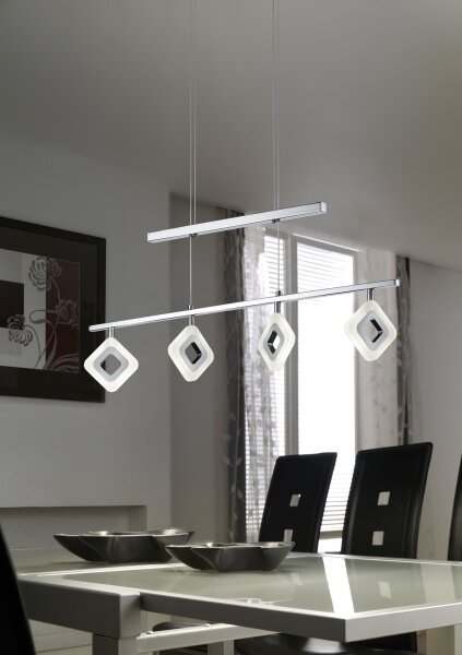 Trio - LED Lustr na lanku PARADOX 4xLED/4,3W/230V