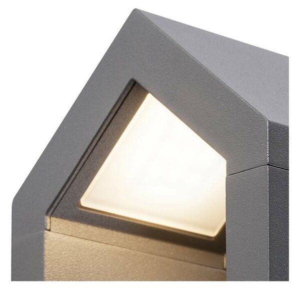 BIG WHITE SLV BONA venkovní nástěnné svítidlo LED, IP54, antracit, 3000K 1000797