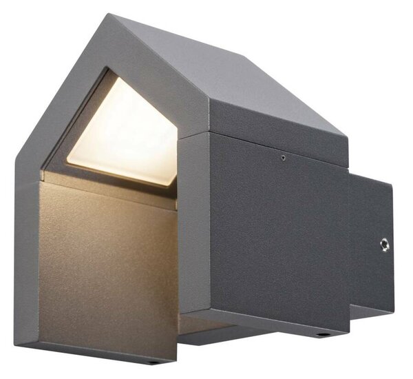 BIG WHITE SLV BONA venkovní nástěnné svítidlo LED, IP54, antracit, 3000K 1000797