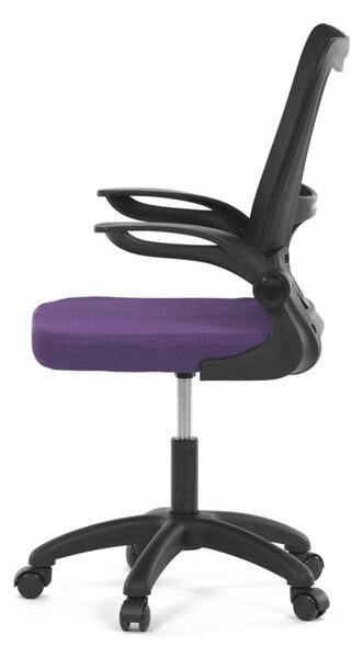 Dětská židle NINA – fialová síťovina, houpací mechanismus