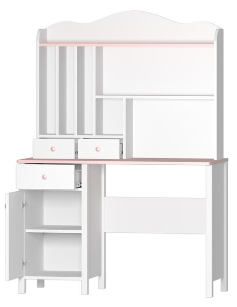 PC stolek Londria LN3 (bílá + růžová)