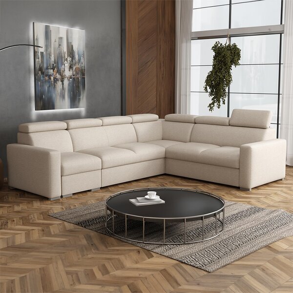 Sedací souprava PEDRO L | 315x250 | rozkládací + 2x úložný prostor | VÝBĚR TKANIN