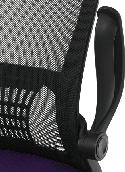 Dětská židle NINA – fialová síťovina, houpací mechanismus