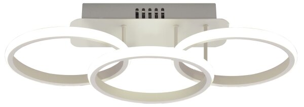 LED Přisazený lustr BARI LED/30W/230V bílá