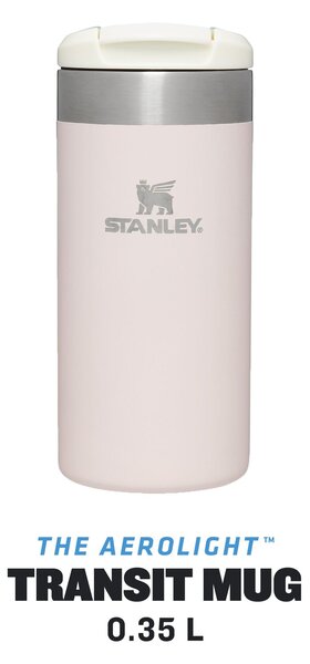 STANLEY Termohrnek AeroLight Transit 350 ml Rose quartz metallic růžová