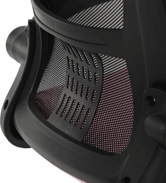 Dětská židle NINA – růžová síťovina, houpací mechanismus