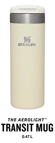 STANLEY Termohrnek AeroLight Transit 470 ml Cream Metallic