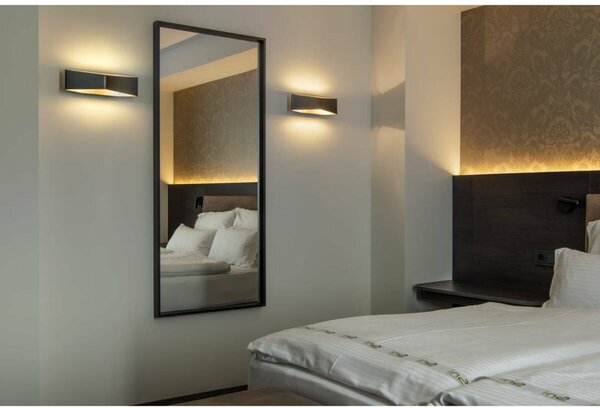 BIG WHITE SLV CARISO WL-4, nástěnné svítidlo, LED, 2700K, černé/mosaz, 2x9 W 151740