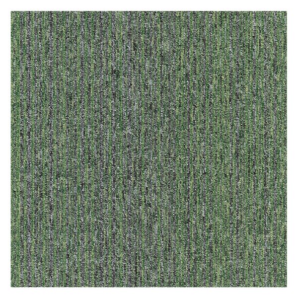 Tapibel, Kobercový čtverec Coral Lines 60376-50 zeleno-šedý 50 x 50 cm, chodba / předsíň