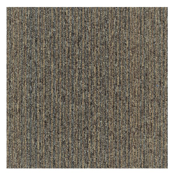 Tapibel, Kobercový čtverec Coral Lines 60309-50 hnědo-šedý 50 x 50 cm, chodba / předsíň