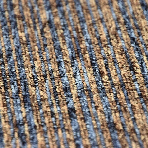 Tapibel, Kobercový čtverec Coral Lines 60309-50 hnědo-šedý 50 x 50 cm, chodba / předsíň