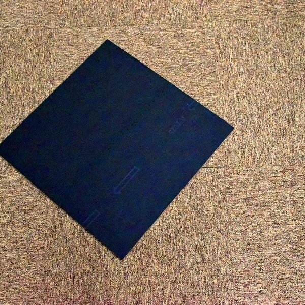 Tapibel, Kobercový čtverec Coral 58309 Bitumen hnědý 50 x 50 cm, chodba / předsíň