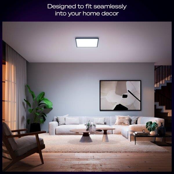 8720169329010 Philips HUE Aurelle stropní panel LED 600x600mm 39W/3750lm 2200-6500K černá