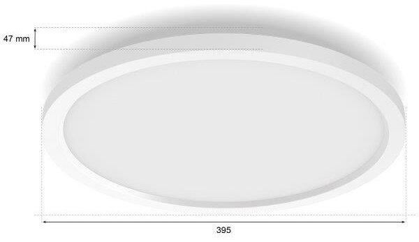 8720169328938 Philips Hue White Ambiance Aurelle stropní panel LED D395mm 21W/2450lm 2200-6500K bílá bluetooth