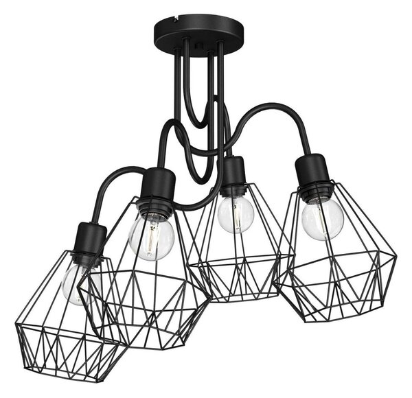 Přisazený lustr BERGEN 4xE27/60W/230V