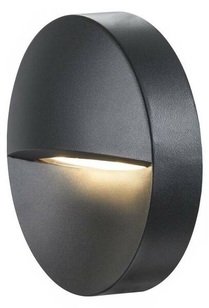 BIG WHITE SLV DOWNUNDER OUT round WL, Outdoor, nástěnné vestavné LED svítidlo, antracitové, 3000K 1002868