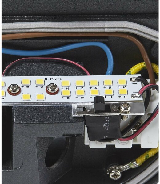 BIG WHITE SLV DOWNUNDER OUT round WL, Outdoor, nástěnné vestavné LED svítidlo, antracitové, 3000K 1002868