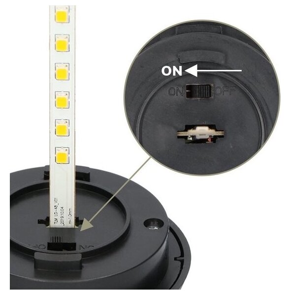 SADA 4x LED Solární lampa 4xLED/3,6V 1xAAA IP44 100 mAh