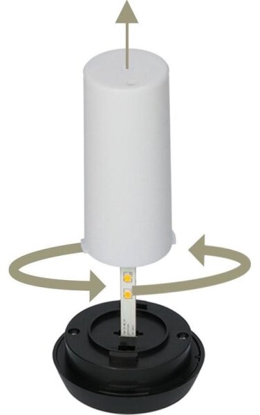 SADA 4x LED Solární lampa 4xLED/3,6V 1xAAA IP44 100 mAh