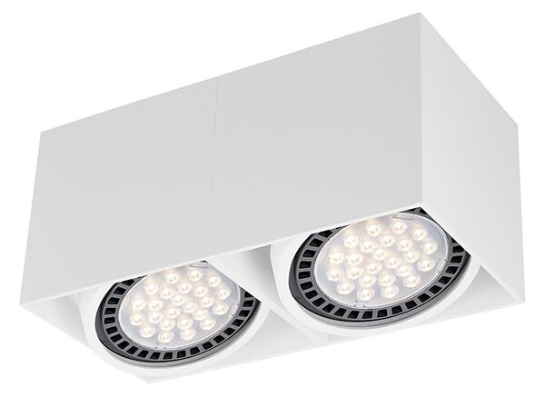 Zuma Line ACGU10-116 - Bodové svítidlo BOX 2 2xGU10-ES111/15W/230V bílá