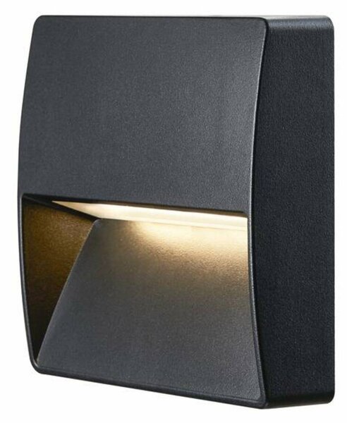 BIG WHITE SLV DOWNUNDER OUT square WL, Outdoor, nástěnné vestavné LED svítidlo, antracitové, 3000K 1002869