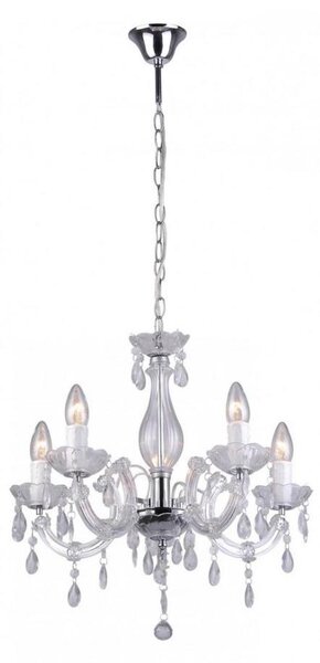 Zuma Line RLD94016-5A - Lustr na řetězu MAGNOLIA 5xE14/40W/230V