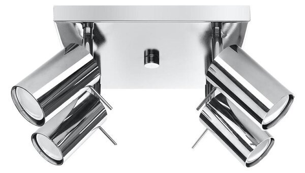 Sollux SL.0730 - Bodové svítidlo RING 4xGU10/10W/230V