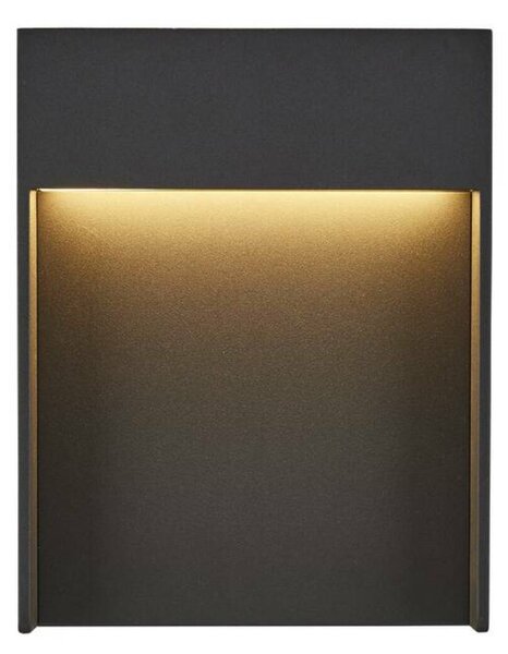 BIG WHITE SLV FLATT Outdoor, nástěnné LED svítidlo, 3000K, IP65, antracitové 1002952