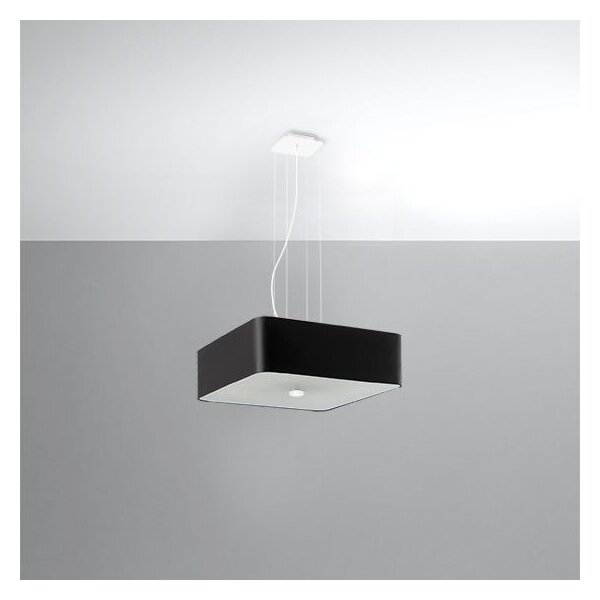 Sollux SL.0774 - Lustr na lanku LOKKO 5xE27/60W/230V 45 cm černá