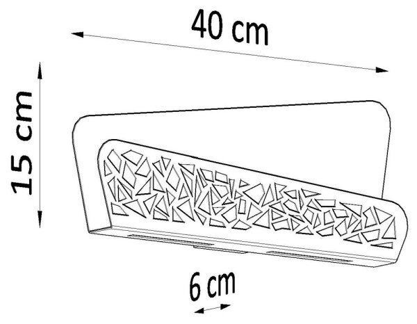 Sollux SL.0933 - Nástěnné svítidlo ALIZA 2xG9/40W/230V