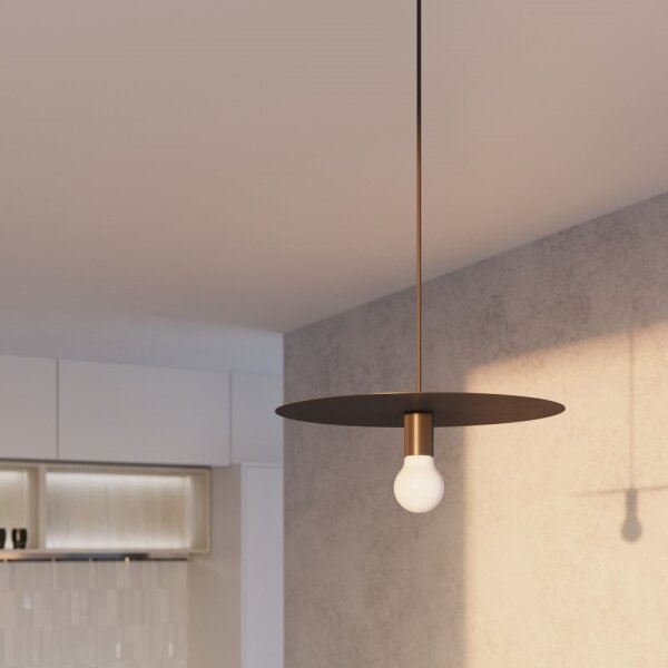 Sollux SL.0853 - Lustr na lanku FLAVIO 1xE27/60W/230V černá