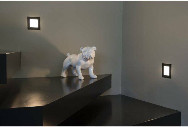 BIG WHITE SLV FRAME BASIC, vestavné svítidlo, LED, 3000K, černé matné, sada, 9,4 W, vč. ovladače 112720