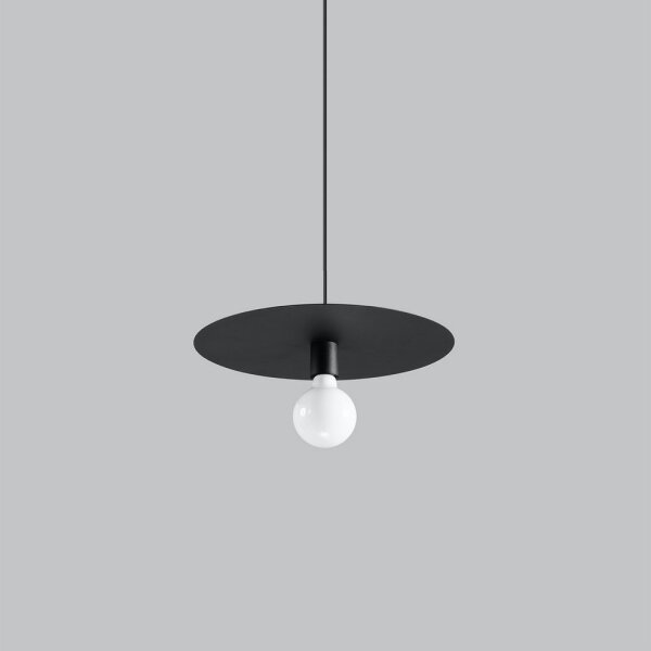 Sollux SL.0853 - Lustr na lanku FLAVIO 1xE27/60W/230V černá