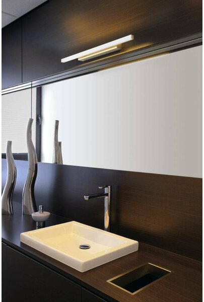 BIG WHITE SLV GLENOS 60 vnitřní LED svítidlo pro zrcadla šedé CCT přepínač 3000/4000K 1003508