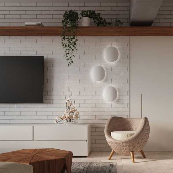 Sollux SL.0934 - Nástěnné svítidlo SENSES 2xG9/40W/230V bílá