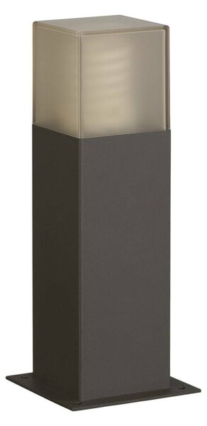 BIG WHITE SLV GRAFIT 30, venkovní stojací lampa, TC-DSE, IP44, antracit, úsporná žárovka, D/Š/V 12/12/30 cm, max. 11 W 231215