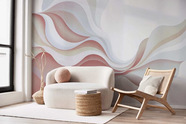 Fototapety Hladké elegantní vlny, Fototapety abstraktní, w05245 : uwalls.cz