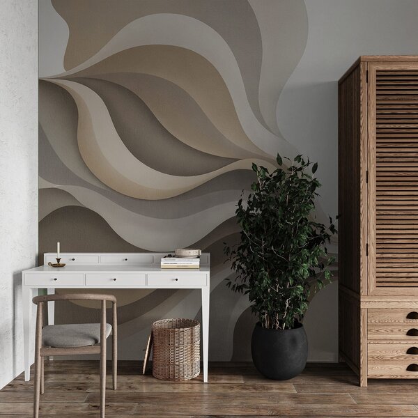 Fototapety Hladké elegantní vlny, Fototapety abstraktní, w05245v1 : uwalls.cz