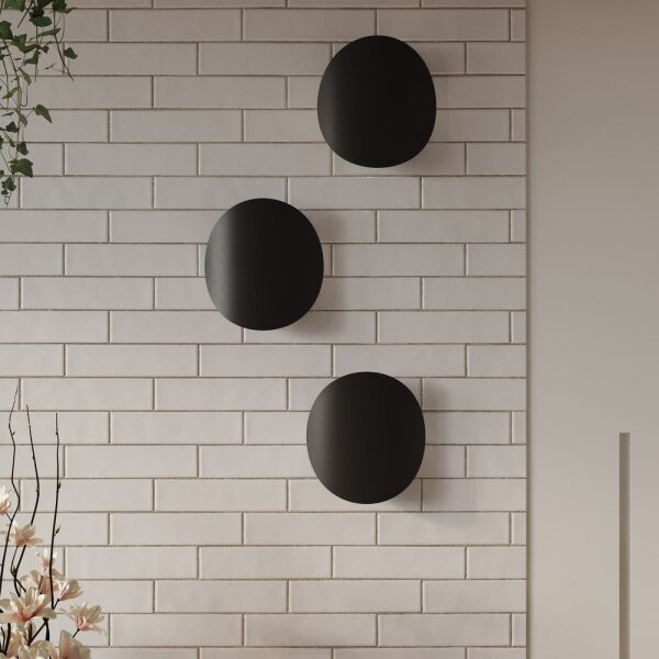 Sollux SL.0935 - Nástěnné svítidlo SENSES 2xG9/40W/230V černá
