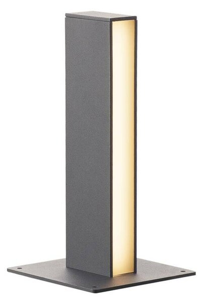 BIG WHITE SLV H-POL, svítidlo pro osvětlení cest a stojací lampa, jedna žárovka, LED, 3000K, antracit, D/Š/V 16,5/16,5/36 cm 232155