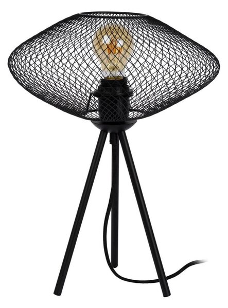 Lucide 21523/01/30 - Stolní lampa MESH 1xE27/40W/230V černá