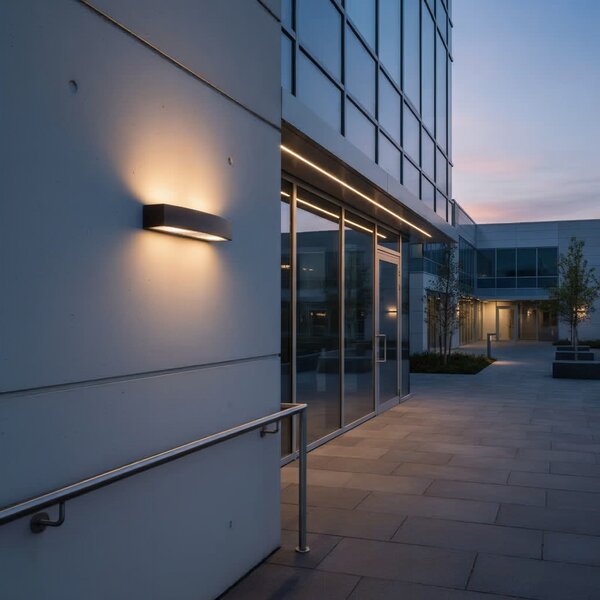 Ideal Lux 163550 venkovní nástěnné svítidlo Andromeda Coffee 2x60W|E27|IP54 - hnědé