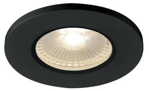 SLV BIG WHITE KAMUELA, protipožární ochrana svítidlo k zabudování do stropu, LED, 3000K, černé, 38°, stmívatelné, IP65 1001015
