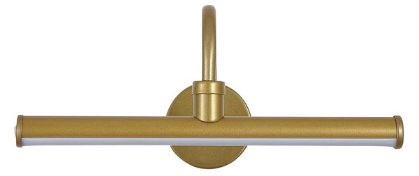 Searchlight LED nástěnné světlo na baterie Vigo, zlatá, šířka 30 cm, kov, stmívatelný, Mosaz / zlato, Obývací pokoj / jídelna, kov