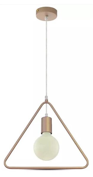 Lustr na lanku 1xE27/60W/230V trojúhelník