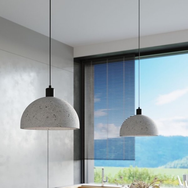 Sollux SL.0847 - Lustr na lanku PABLITO 1xE27/60W/230V beton