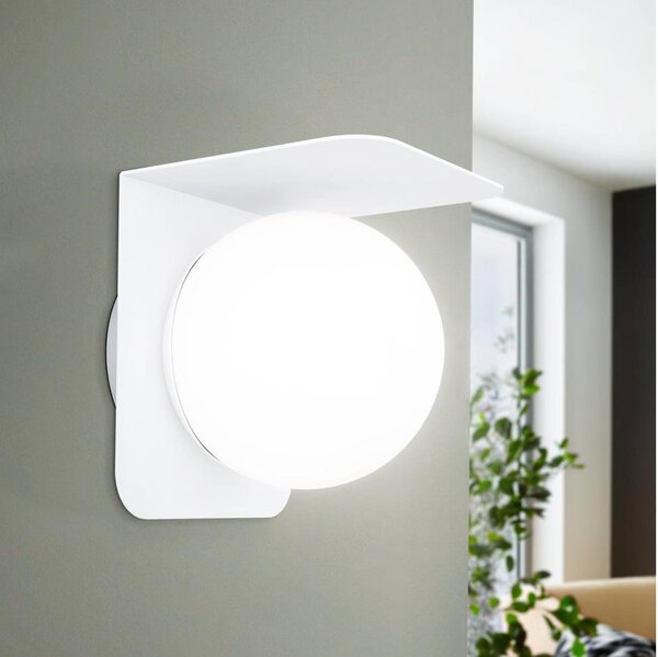 Eglo 99582 - Venkovní nástěnné svítidlo CORRIENTES 1xE27/15W/230V IP44 bílá