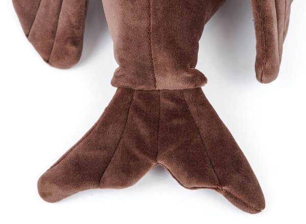 Polštářek mikrospandex Mrož hnědý 55 cm