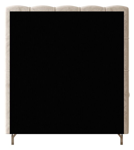 Čalouněná boxspringová postel 90x200 ADRIA PLUS 2 - béžová