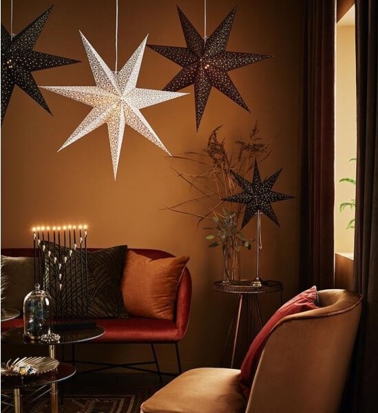 Markslöjd 705320 - Vánoční dekorace BAROQUE 1xE14/25W/230V 75 cm